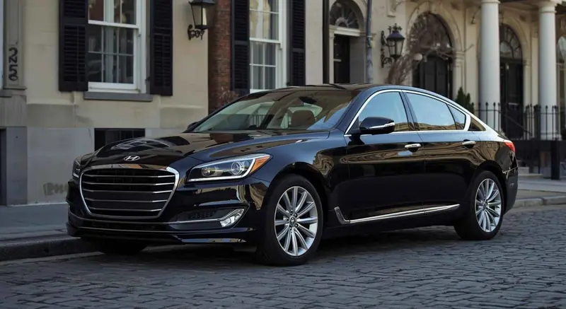 Executive sedan background