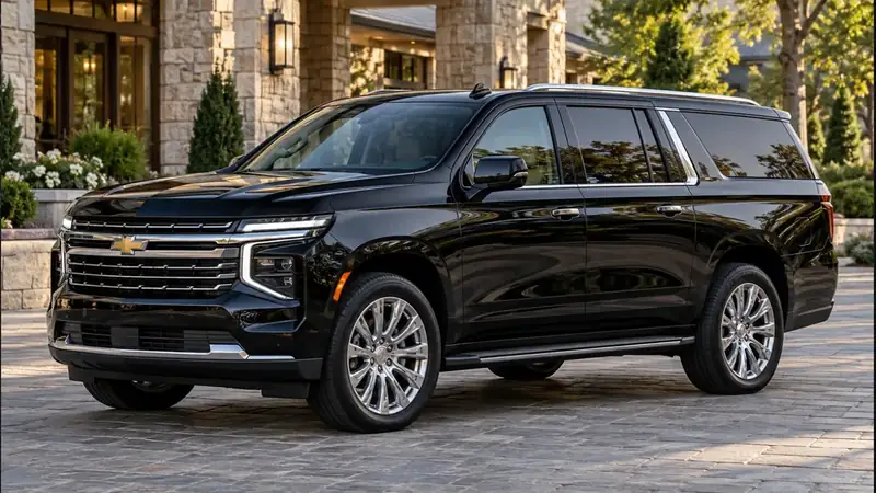 Cadillac Escalade SUV limo background